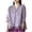 Purple women's v neck cotton linen blouse a1, variant on Women's V Neck Cotton Linen Blouse 3/4 Sleeve Embroidery Casual Boho Top Loose Holiday Vacation Beach Tunic Shirt, White 1