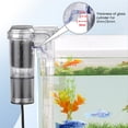 thumbnail image 4 of BeesClover Aquarium Filter, Mini Quiet Waterfall Fish Tank Filter, Adjustable Water Flow Oxygen Increasing Wall Mounted USB Filting Equipment for Aquariums Fish Tank, 4 of 8