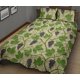 thumbnail image 2 of Juego de cama acolchado con estampado de hojas de uva, 2 of 5