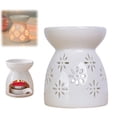 thumbnail image 2 of SMKE Wax Melt Warmer,Decorative Candle Holder,Incense Aroma Burner,Balcony Candle Holder,Elegant Candle Holder,Ceramic Oil Burner 3.3x2.7in,Wax Melt Warmer for Home Aromatherapy (No Tea Light Holder), 2 of 9