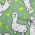thumbnail image 1 of oneOone Cotton Cambric Light Green Fabric Sheep Nursery Decor Fabric For Sewing Printed Craft Fabric By The Yard 56 Inch Wide, 1 of 6