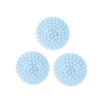 Unique Bargains 3 Pcs Comfortable Massage Ball  2.36"x2.36" Blue