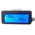 thumbnail image 2 of Digital LCD Car Temperature Meter 12V Vehicle Indoor Outdoor with Clear Display for Cars Trucks Universal Compatibility, 2 of 7