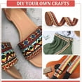 thumbnail image 6 of 5Yards Ethnic Embroidery Polyester Ribbons 38mm Wide Heavy Vintage Craft Jacquard Trim, 6 of 9