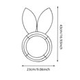 thumbnail image 2 of 2PCS DIY Metal Wire Wreath Forms,Garland Stands for Floral Arrangements, Wedding Decor,Easter Valentine's Day Crafts Rustproof Iron Frames for DIY Ornaments Hanging Decorations, 2 of 3