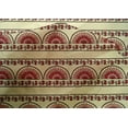 thumbnail image 4 of oneOone Cotton Silk Fabric Leaves|Floral & Paisley Block Printed Fabric 1 Yard 42 Inch Wide, 4 of 4