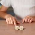 thumbnail image 2 of Wood Food Dice for Playing with Compact Design and Multiple Options 2 Pcs Multi Color, 2 of 9