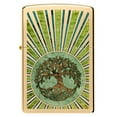 thumbnail image 5 of Zippo Fusion Tree of Life Design High Polish Brass Pocket Lighter, 5 of 6