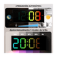 thumbnail image 4 of Reloj Electrónico Digital De Color Led Con Horario De Verano Malubero Negro, 4 of 5