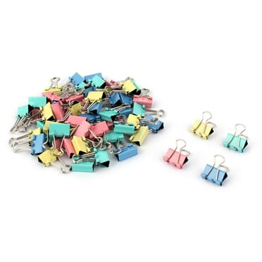 Unique Bargains Home Office Metal Bill Ticket File Paper  Binder Clips Clamps 60pcs