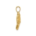 thumbnail image 2 of 14k Yellow Gold Elephant Pendant for Women or Unisex, Detailed Animal Charm Symbolizing Strength, Wisdom, Good Luck, Hindu Buddhist Spiritual Fashion Jewelry for Necklace, 2 of 6