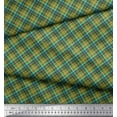 thumbnail image 3 of Soimoi Cotton Voile Fabric Diagonal Check Print Fabric by Yard 42 Inch Wide, 3 of 3