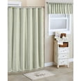Boho Shower Curtain Sage Green Shower Curtain Linen Shower Curtain for
