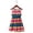 hwj# Red109, variant on Huowey Girls Toddler Kids Summer Floral Print Dress Crew Neck Sleeveless High Elastic Waist Ruffles Stripe Casual Beach Party Vacation Dresses Breathable Sundress,Black,3-4 Years