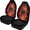 Flame Wolf, variant on XYZCANDO Set of 2 Car Seat Covers for Interior Car Front Seat Covers All Seasons Use Elastic, Truck Vehicle SUV Front Seats Protector, Leopard