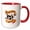 Red/White, variant on 3drose, Goblin Pirate Bay, 11oz Mug