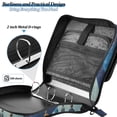 thumbnail image 4 of FORMRS Zipper Binder with Shoulder Strap 2-inch Ring 500 Sheet Capacity File Bag, Blue Planet, 4 of 5