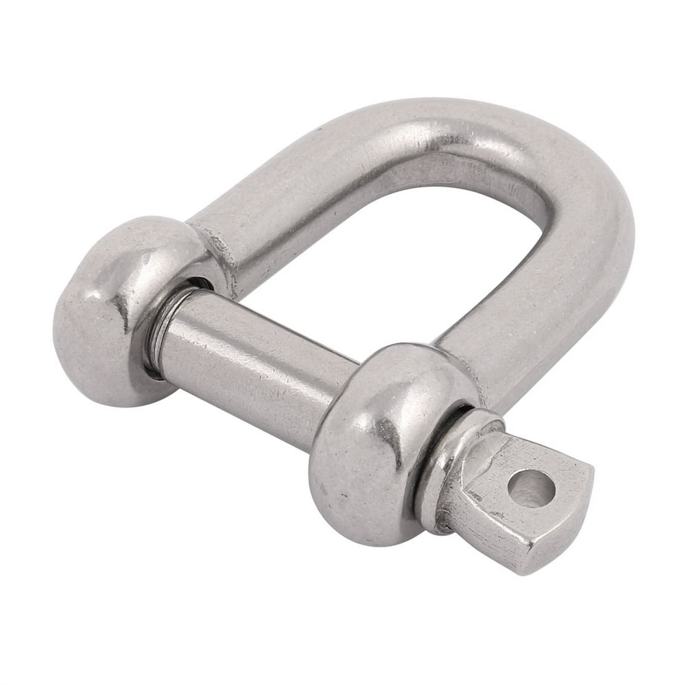 M16 Thread 304 Stainless Steel D Shape Shackle U Lock Wire Rope