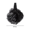 thumbnail image 5 of Happon 2 Pieces Shower Puff Exfoliating Bath Sponge 70g/Pc Mesh Pouf Bath Loofahs Black Body Wash Sponges Scrubber for Bathing, Black, 5 of 5