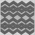 thumbnail image 1 of Ahgly Company Indoor Square Patterned Gray Cloud Gray Area Rugs, 4' Square, 1 of 6