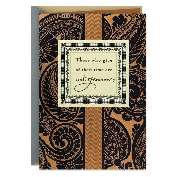 Hallmark Thank-You Card (Generous With Your Time)