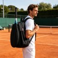 thumbnail image 4 of Nnndbs Tennis Backpack Bag for 2 Rackets, Sports Racket Backpack with Shoe Compartment for Tennis, Badminton & Pickleball, 4 of 5