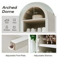 thumbnail image 5 of SinCiDo Arched Bookshelf, 8-Tier Open Shelf Bookcase, Medium Density Fiberboard, 5 of 7