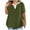 Army Green, variant on ZKCCNUK Womens Tops Cotton V neck T-Shirt Short Sleeve Solid Color Tee Casual Fit Tee Breathable Summer Fashion Tops