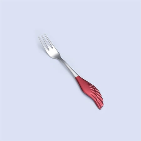 

Qepwscx 304 Stainless Steel Creative Lovers Coffee Spoon Valentine s Day Dessert Spoon Fork Gift Tableware Clearance
