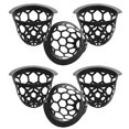 thumbnail image 1 of WHAMVOX 6Pcs Black Billiard Net Basket Made with Sturdy Tpe Material for Pool Table, 1 of 5