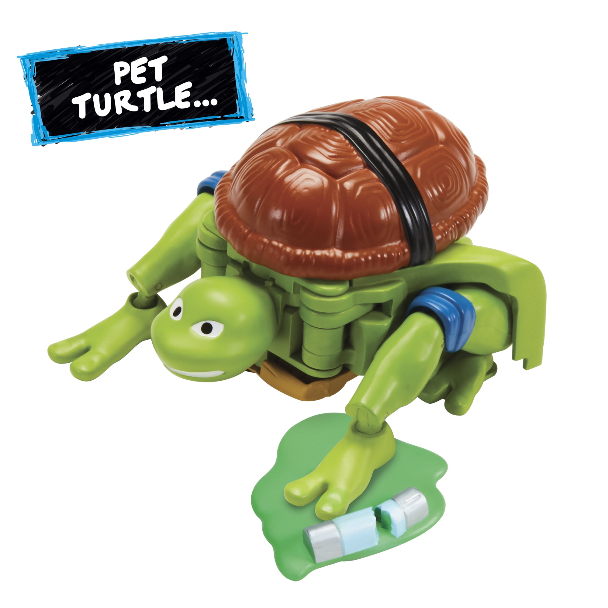Tales of Teenage Mutant Ninja Turtles: Mutations Deluxe 5.5” Leonardo Pet to Ninja Figure by Playmates Toys