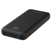 Sabrent 20000 mAh USB C PD Power Bank Portable Charger with Quick Charge 3.0 USB (PB-Y20B)