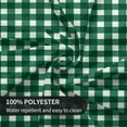 thumbnail image 6 of Round Tablecloth 60 Inch, Classic Green Buffalo Plaid Round Table Cloths Stain Resistant Table Cloth Farmhouse Table Cover for Dining Table, Buffet Parties and Camping, 6 of 8