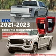 thumbnail image 3 of Spec-D Tuning Black Full LED Tail Lights w/ Sequential Signals & Startup Animation Compatible with 2021-2023 Ford F150 without Blind Spot, Left + Right Pair Tail Lamps Assembly, 3 of 7