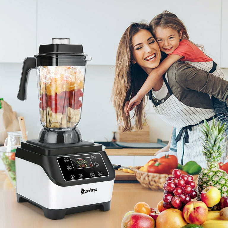 2200W Protein Shake Blender Baby Food Processor Meat Mixer and