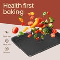 thumbnail image 6 of Bakken- Swiss Kitchen Baking Pans - Nonstick Gray Coating, 13.58’’ × 9.65’’ Commercial Grade Carbon Steel Cookie Sheet, Diamond Texture Bottom, Oven Safe Tray (450°F), Gray Marble, 6 of 9