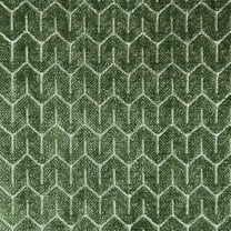 Decora Furnishings Luxurious and Premium Chenille-Jacquard Plain Self Design Fabric for Upholstery, Sofa, Chair, Cushion, Couch, Craft - Width 54 inches - Fabric by The Yard (Green)