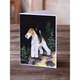 thumbnail image 2 of Starry Night Fox Terrier Greeting Cards and Envelopes Pack of 8, 2 of 2