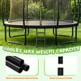 thumbnail image 6 of Trampoline 8FT 10FT 12FT 14FT 16FT, Recreational Trampolines with Enclosure Net and Ladder, Outdoor Anti-Rust Trampolines for Kids and Adults, 6 of 10