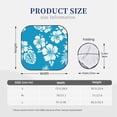 thumbnail image 3 of Windshield Sun Shade, Blue Tropical Hibiscus Flowers Foldable Car Sun Shade Windshield for Front, 2 Pieces, 3 of 7