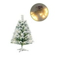 thumbnail image 5 of Byujiro Small Christmas Tree with Lights LED Christmas Tree Hinged Spruce Artificial Holiday Christmas Tree for Home Office and Xmas Party Decoration Flocked Christmas Tree Christmas Decorations, 5 of 5