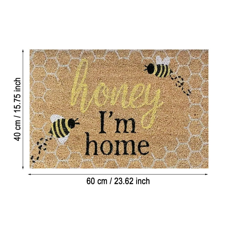 Bee Festival Outdoor Doormat Front Door Mat Waterproof Entrance