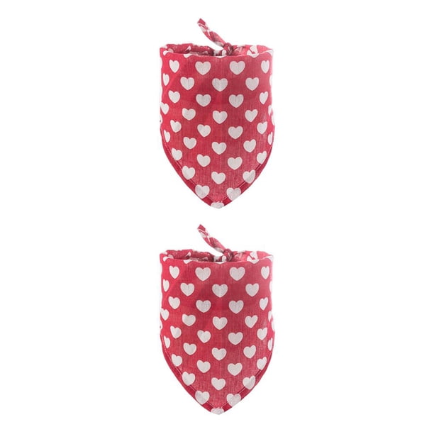 Greeniant Bufanda de baba para mascotas, portátil, transpirable, punteada, Triangular, reutilizable, toalla ajustable, regalo para cuello de Azul oscuro 2piezas