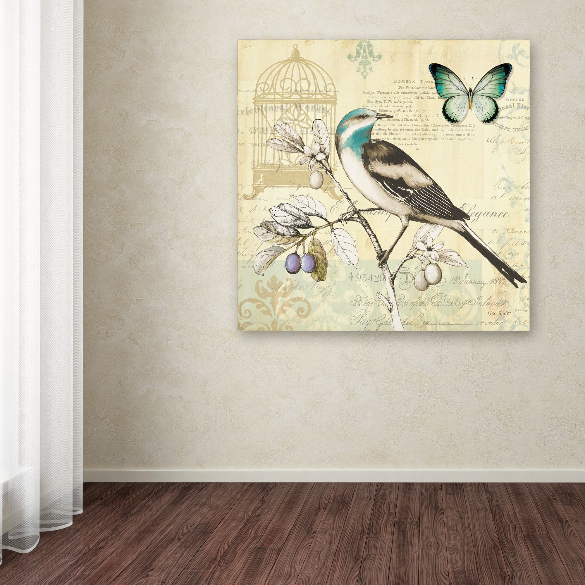 Trademark Fine Art "Freedom II" Canvas Art by Lisa Audit