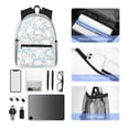 thumbnail image 6 of Lsque Rabbit And Star Classic Casual Backpack - Large Capacity Water-Resistant Backpack for School, Work, Travel, and Outdoor Activities, 6 of 8