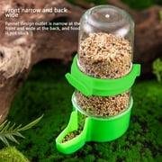 Dual-Function Bird Feeder Set, Hanging Water Dispenser & Seed Container, Easy-Clean Plastic for Indoor/Outdoor Aviaries