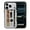 Retro White Cassette Tape Hip Hop, variant on WIRESTER Shockproof Soft Rubber Cover Case for Apple iPhone 17 Pro 6.3" 2025, Retro Black Cassette Tape Hip Hop
