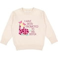 thumbnail image 2 of Inktastic I Have Been Promoted to Big Sister Pink Toddler Sweatshirt, 2 of 4