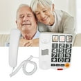 thumbnail image 1 of MesaSe Big Button Phone For Seniors  Multifunction One Touch Dialling  Free Corded Landline Telephone With  Speaker For Hearing Impaired, 1 of 8
