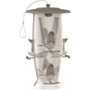 Bird Feeder, Songbird, 3.5 lb Seed Capacity, Tan